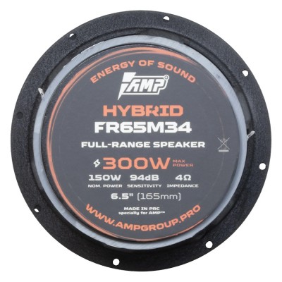 Широкополосные динамики AMP Hybrid FR65M34 Широкополосные динамики AMP Hybrid FR65M34