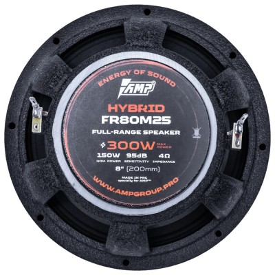 Широкополосные динамики AMP Hybrid FR80M25 Широкополосные динамики AMP Hybrid FR80M25