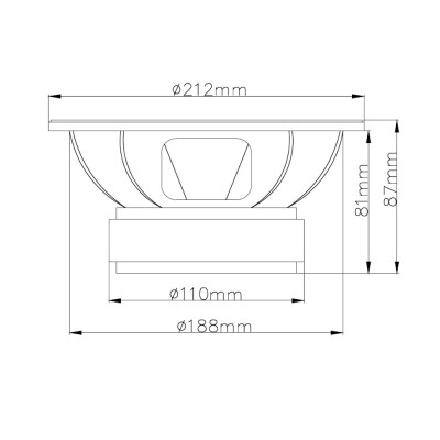 Широкополосные динамики AMP Hybrid FR80M25 Широкополосные динамики AMP Hybrid FR80M25