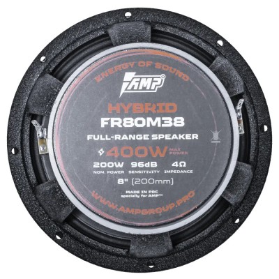 Широкополосные динамики AMP Hybrid FR80M38 Широкополосные динамики AMP Hybrid FR80M38