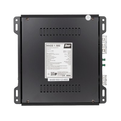 Усилитель одноканальный (Моноблок) AMP MASS 1.500