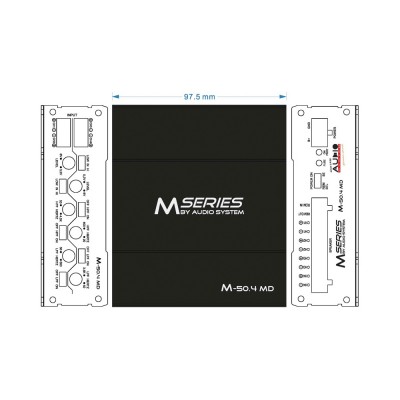 Усилитель 4-ёх канальный Audio System M-50.4MD Усилитель 4-ёх канальный Audio System M-50.4MD