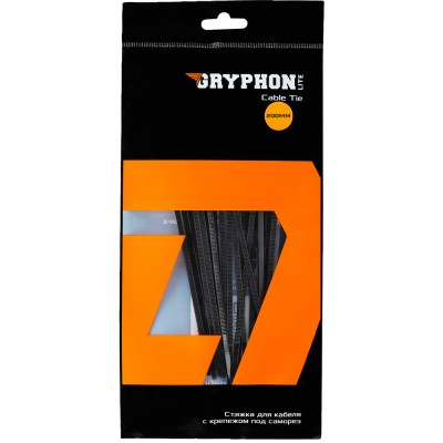 Cтяжка (хомут) для кабеля с крепежным кольцом под саморез DL Audio Gryphon Lite Cable Tie 200MM Cтяжка (хомут) для кабеля с крепежным кольцом под саморез DL Audio Gryphon Lite Cable Tie 200MM