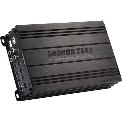 Усилитель четырёхканальный Ground Zero GZHA Mini Four Усилитель четырёхканальный Ground Zero GZHA Mini Four