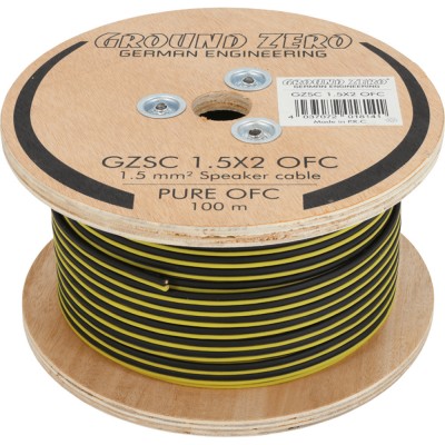 Акустический кабель 16Ga Ground Zero GZSC 1.5X2 OFC Акустический кабель 16Ga Ground Zero GZSC 1.5X2 OFC