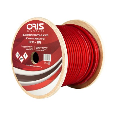 Силовой кабель 8Ga ORIS OFC-8R Силовой кабель 8Ga ORIS OFC-8R