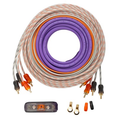 Набор проводов для подключения четырёхканального усилителя 8Ga DL Audio Barracuda WK 84 Набор проводов для подключения четырёхканального усилителя 8Ga DL Audio Barracuda WK 84
