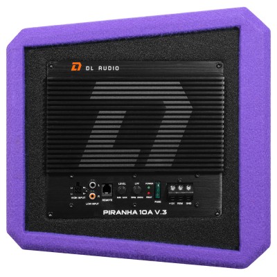 Сабвуфер активный DL Audio Piranha 10A v.3 Purple Сабвуфер активный DL Audio Piranha 10A v.3 Purple