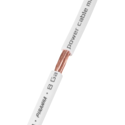 Силовой кабель DL Audio Piranha Power Cable 8 Ga White Силовой кабель DL Audio Piranha Power Cable 8 Ga White
