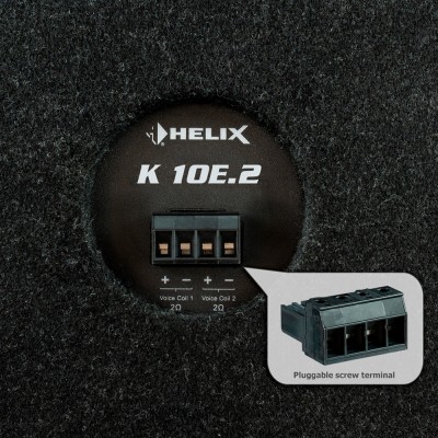 Сабвуфер корпусной Helix K 10E.2 (DVC) Сабвуфер корпусной Helix K 10E.2 (DVC)